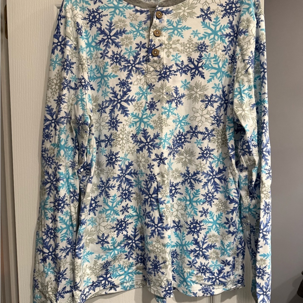 The Honest Company Snowflake Men's Pajama Set